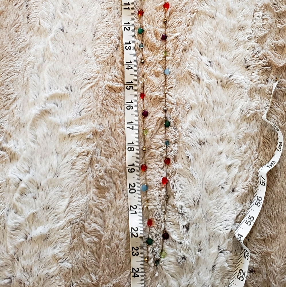 Extra long vintage necklace
